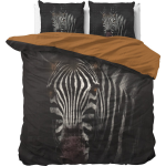 Dreamhouse Zebra Mansion 2-persoons (200 x 220 cm + 2 kussenslopen) Dekbedovertrek - Zwart