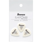 Ibanez BELJ1HD25 Elastomer plectrums 3-pack hard 2.5 mm - teardrop - Wit