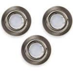 V-tac Vt-4444 3-delige Set Inbouwspots - 5w - 400 Lm - 3000k - Zilver - Plata