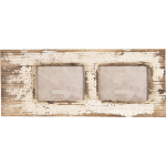 Clayre & Eef Fotolijst 56*2*23 Cm / 13*18 Cm (2) Hout/ Glas Rechthoekig 2f0633 - Beige