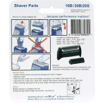 Shaver Parts Scheerblad Met Mes Voor Braun 10b, 20b En 20s