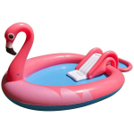Gerimport Jilong - Kinderzwembad Flamingo Met Glijbaan 213x123x78cm - Roze