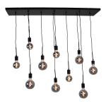 Hanglamp Bulby 10-lichts - Zwart