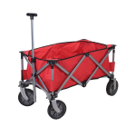 4Goodz Compact Opvouwbare Bolderkar / Bolderwagen 90x49x58 Cm - - Rood