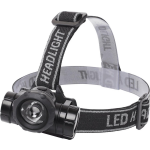 BES LED Led Hoofdlamp - Aigi Buvin - Waterdicht - 50 Meter - Kantelbaar - 1 Led - 1.8w - Vervangt 10w - Zwart