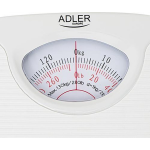 Adler Top Choice - Analoge Weegschaal Tot 130 Kg - Wit