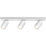BES LED Led Plafondspot - Brinton Betin - Gu10 Fitting - 3-lichts - Rond - Mat - Kantelbaar - Aluminium - Wit