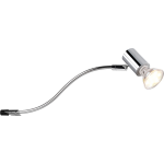 BES LED Led Wandlamp - Wandverlichting - Spatwaterdicht Ip44 - Trion Giano - Gu10 Fitting - Rond - Glans Chroom - Aluminium