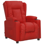 Vidaxl Fauteuil Verstelbaar Kunstleer Wijn - Rood