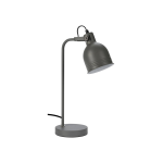 Tafellamp/bureaulampje Metaal 38 Cm - Tafellampen - Grijs