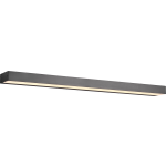 BES LED Led Wandlamp - Trion Rolan - Up En Down - 13w - Warm Wit 3000k - Rechthoek - Mat - Aluminium - Zwart