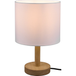 BES LED Led Tafellamp - Tafelverlichting - Trion Kiblon - E27 Fitting - Rond - Mat - Hout - Bruin