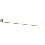 BES LED Led Wandlamp - Trion Fabian - 12w - Warm 3000k - Rechthoek - Mat Chroom - Aluminium - Wit