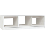 Vidaxl Salontafel 110x50x34 Cm Massief Grenenhout - Blanco