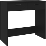 Vidaxl Bureau 80x40x75 Cm Spaanplaat - Zwart