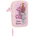 Barbie Gevuld Etui Grl Pwr - 28 Stuks - 19,5 X 12,5 X 4 Cm- Polyester - Roze