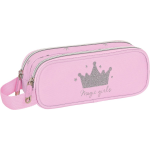 Moos Etui Magic Girls - 21 X 8 X 6 Cm - Polyester - Roze