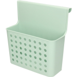 Forte Plastics Badkamer/keuken Hang Opbergmandjes/organizers Mint 26 X 24 Cm - Opbergmanden - Groen