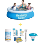 Bestway Zwembad - Fast Set - 183 X 51 Cm - Inclusief Onderhoudspakket - Blauw