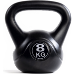 Ways. Kettlebell - 8 Kg - Pvc - - Zwart