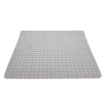 Anti-slip Badmat Licht 55 X 55 Cm Vierkant - Badmatjes - Grijs