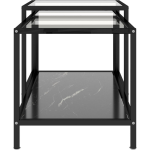 Vidaxl 2-delige Salontafelset Gehard Glas - Negro