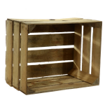 Houten Tuin Decoratie Kist 30 X 50 X 40 Cm - Decoratie Voor Huis En Tuin - Bruin