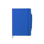Luxe Notitieboekje Gelinieerd Met Elastiek En Pen A5 Formaat - Notitieboek - Blauw