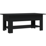 Vidaxl Salontafel 102x55x42 Cm Spaanplaat - Negro