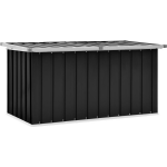 Vidaxl Tuinbox 129x67x65 Cm Antraciet - Grijs