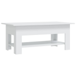 Vidaxl Salontafel 102x55x42 Cm Spaanplaat - Wit