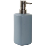 Zeeppompje/zeepdispenser Licht Polystone 300 Ml - Zeeppompjes - Grijs