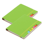 Pakket Van 2x Stuks Schoolschriften/notitieboeken A6 Harde Kaft Gelinieerd - Notitieboek - Groen