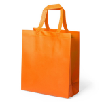 Bellatio Design Draagtas/schoudertas/boodschappentas In De Kleur 35 X 40 X 15 Cm - Boodschappentassen - Oranje
