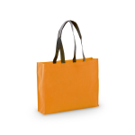 Bellatio Design Draagtas/schoudertas/boodschappentas In De Kleur 40 X 32 X 11 Cm - Boodschappentassen - Oranje