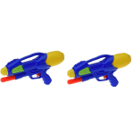 2x Waterpistolen/waterpistool Van 30 Cm Kinderspeelgoed - Waterpistolen - Blauw