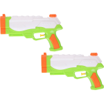 2x Waterpistool/waterpistolen 24,5 Cm - Waterpistolen - Groen