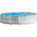 Intex Zwembadset Met Prismaframe - 427 X 107 Cm - Grijs