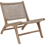 Delim Fauteuil Natuur. - Beige