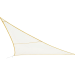 Practo Garden - Schaduwzeil - Driehoek - Polyetheen - 3.6 X 3.6 M - Crème - Beige