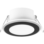 BES LED Led Spot - Inbouwspot - Trion Auran - 5w - Warm Wit 3000k - Rond - Mat - Kunststof - Zwart