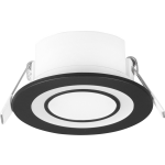 BES LED Led Spot - Inbouwspot - Trion Cynomi - 5w - Warm Wit 3000k - Rond - Mat - Kunststof - Ø80mm - Zwart