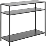 Sea Sidetable 2 Planken, Asymmetrisch. - Zwart