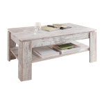 Aboma Salontafel Met 1 Plank Pijnboom Decor. - Bruin