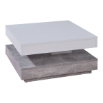 Erano Salontafel Draaibaar Tafelblad En 1 Plank Beton Decor,. - Grijs