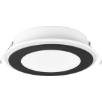 BES LED Led Spot - Inbouwspot - Trion Auran - 10w - Warm Wit 3000k - Rond - Mat - Kunststof - Zwart