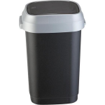 Kis Dual Swing Bin S 10l Black - Zwart