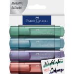 Faber Castell Markeerstiften Metallic 15,5 Cm 4 Stuks - Groen