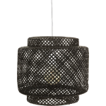 Atmosphere Atmosphera - Hanglamp - Bamboe - Ø40cm - - Zwart