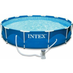 Intex Metalen Frame Ronde Buis Zwembad Kit (ø) 3,66 X (H) 0,76m - Blauw